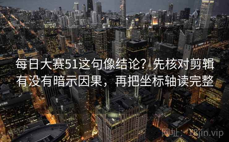 每日大赛51这句像结论?先核对剪辑有没有暗示因果,再把坐标轴读完整 第2张 每日大赛51这句像结论?先核对剪辑有没有暗示因果,再把坐标轴读完整 第2张